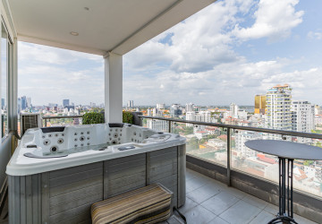 Duplex 5 Bedroom Serviced Penthouse For Rent - BKK1, Phnom Penh thumbnail