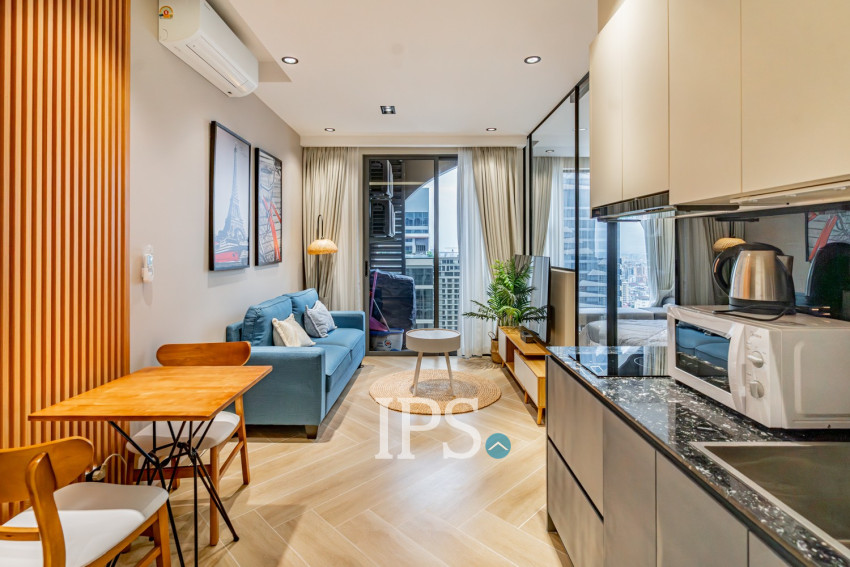 1 Bedroom Condo For Rent - Time Square 5, BKK1, Phnom Penh