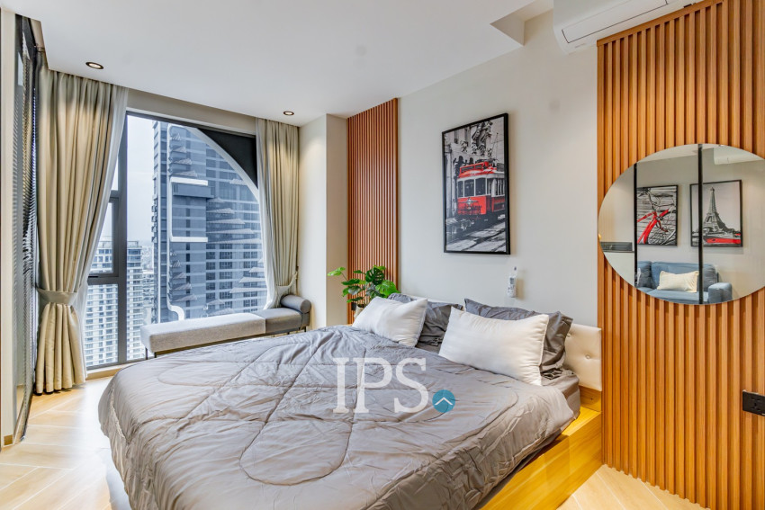 1 Bedroom Condo For Rent - Time Square 5, BKK1, Phnom Penh