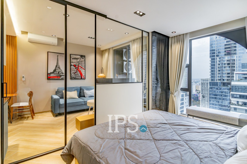 1 Bedroom Condo For Rent - Time Square 5, BKK1, Phnom Penh