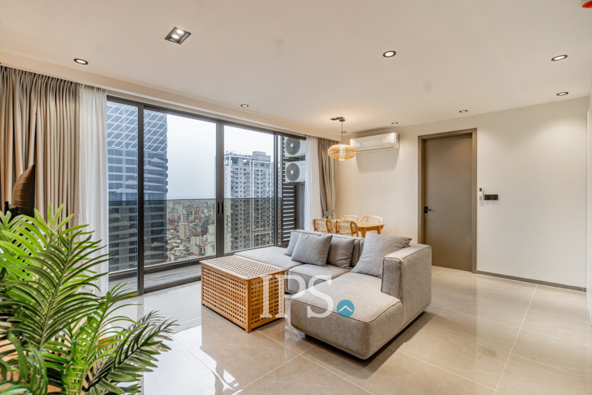 3 Bedroom Condo For Rent - Time Square 5, BKK1, Phnom Penh