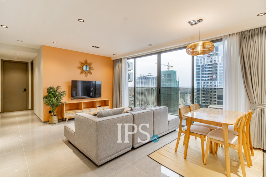 3 Bedroom Condo For Rent - Time Square 5, BKK1, Phnom Penh