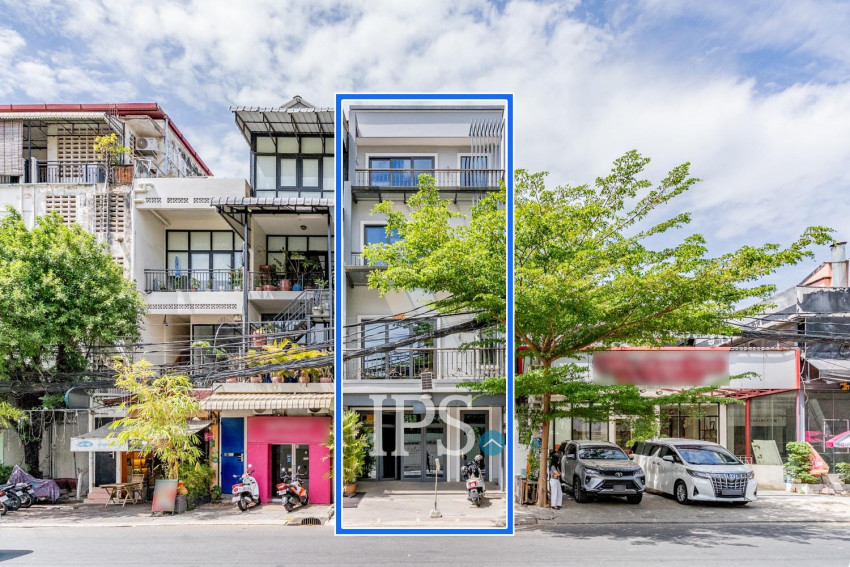 5 Bedroom Shophouse For Rent - Tonle Bassac, Phnom Penh