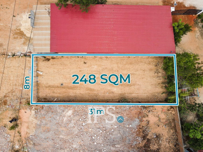 248 Sqm Commercial Land For Sale - Sra Ngae, Siem Reap