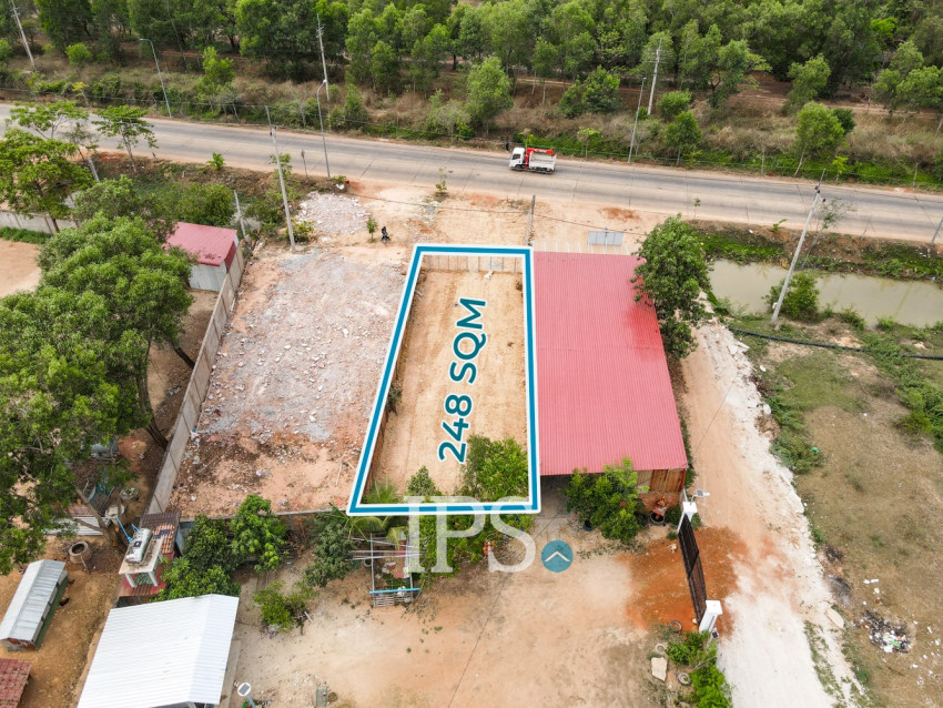 248 Sqm Commercial Land For Sale - Sra Ngae, Siem Reap