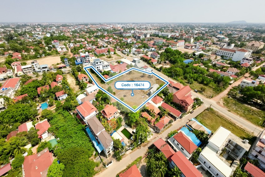 7,037 Sqm Commercial Land For Rent - Svay Dangkum, Siem Reap