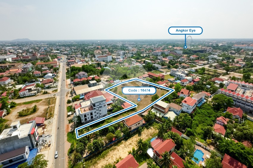 7,037 Sqm Commercial Land For Rent - Svay Dangkum, Siem Reap