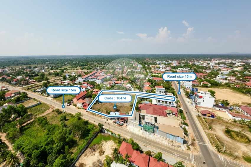 7,037 Sqm Commercial Land For Rent - Svay Dangkum, Siem Reap