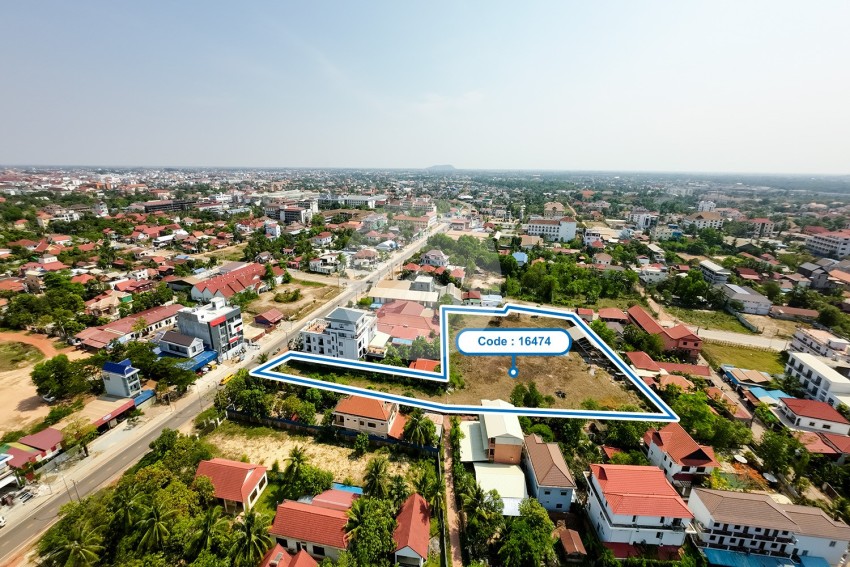7,037 Sqm Commercial Land For Rent - Svay Dangkum, Siem Reap