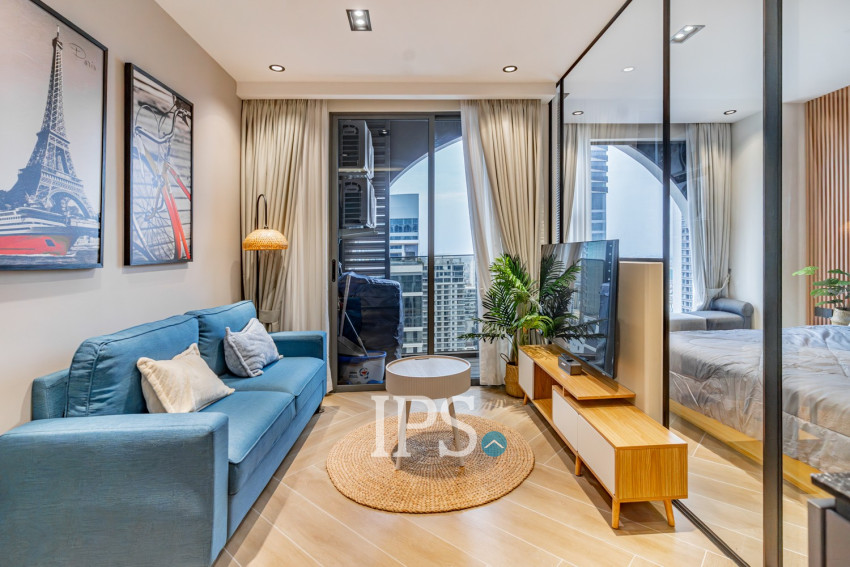 1 Bedroom Condo For Rent - Time Square 5, BKK1, Phnom Penh