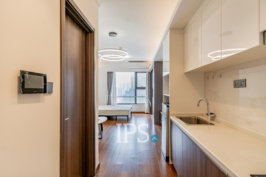Studio Condo For Rent - Agile Sky Residence, BKK3, Phnom Penh
