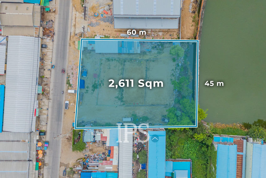 2,611 Sqm Commercial Land For Sale - Chaom Chau 1, Phnom Penh