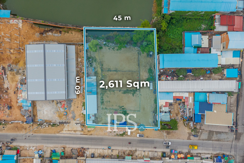 2,611 Sqm Commercial Land For Sale - Chaom Chau 1, Phnom Penh