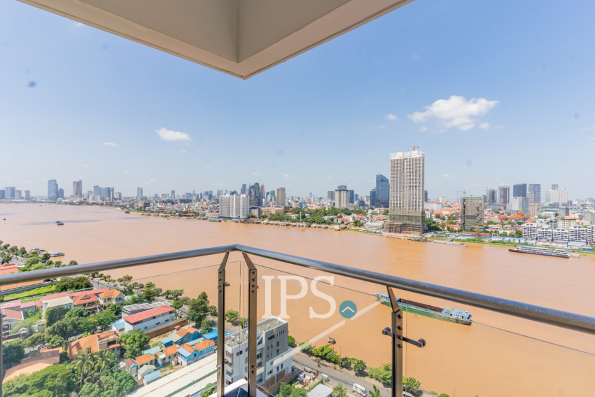 2 Bedroom Condo For Rent - Wealth Mansion, Chroy Changvar, Phnom Penh