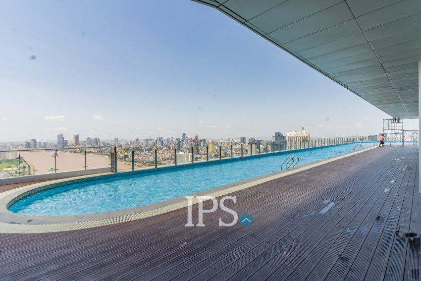 2 Bedroom Condo For Rent - Wealth Mansion, Chroy Changvar, Phnom Penh