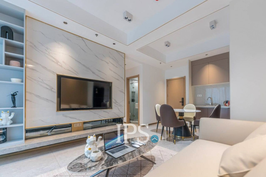 2 Bedroom Condo For Rent - Wealth Mansion, Chroy Changvar, Phnom Penh