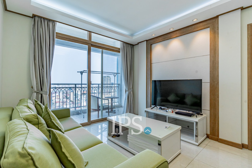 24th Floor 1 Bedroom Condo For Sale - De Castle Royal, BKK1, Phnom Penh