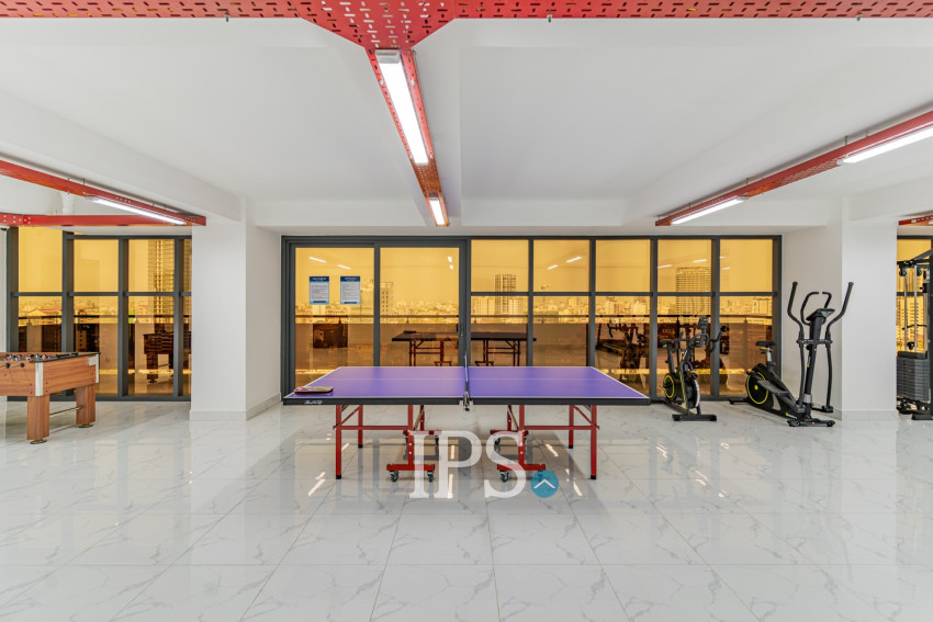 42 Sqm Studio Serviced Apartment For Rent - Boeung Kak 2, Phnom Penh