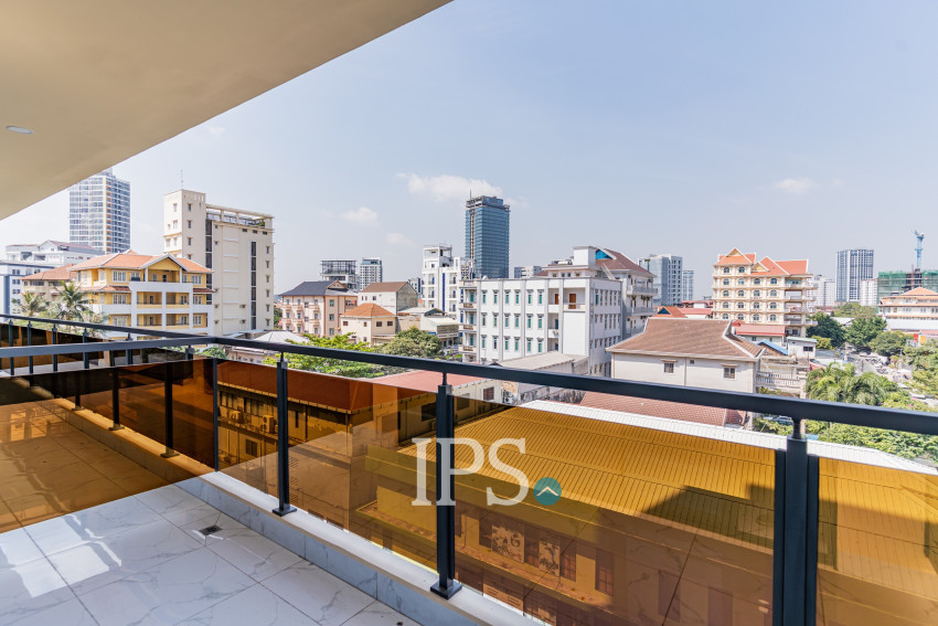 42 Sqm Studio Serviced Apartment For Rent - Boeung Kak 2, Phnom Penh