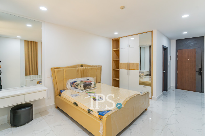 42 Sqm Studio Serviced Apartment For Rent - Boeung Kak 2, Phnom Penh