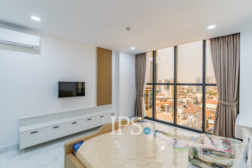 42 Sqm Studio Serviced Apartment For Rent - Boeung Kak 2, Phnom Penh