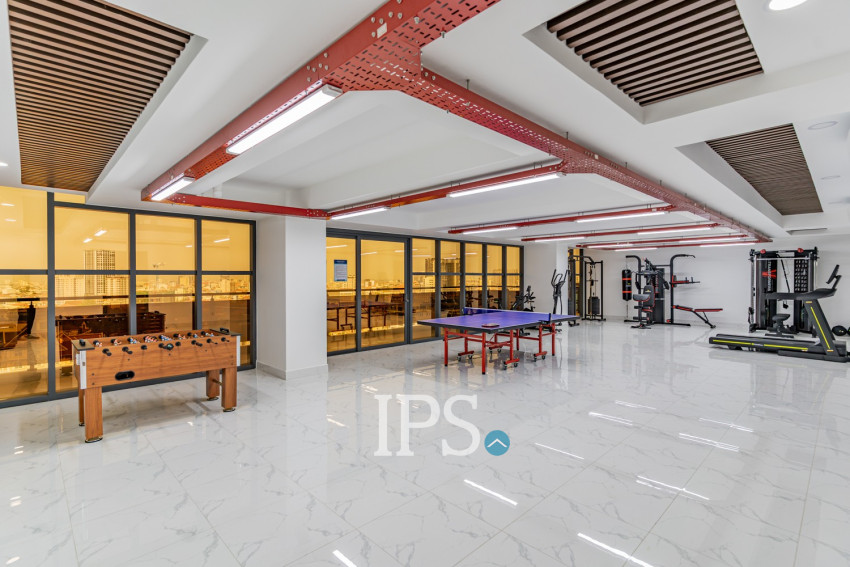 38 Sqm Studio Serviced Apartment For Rent - Boeung Kak 2, Phnom Penh