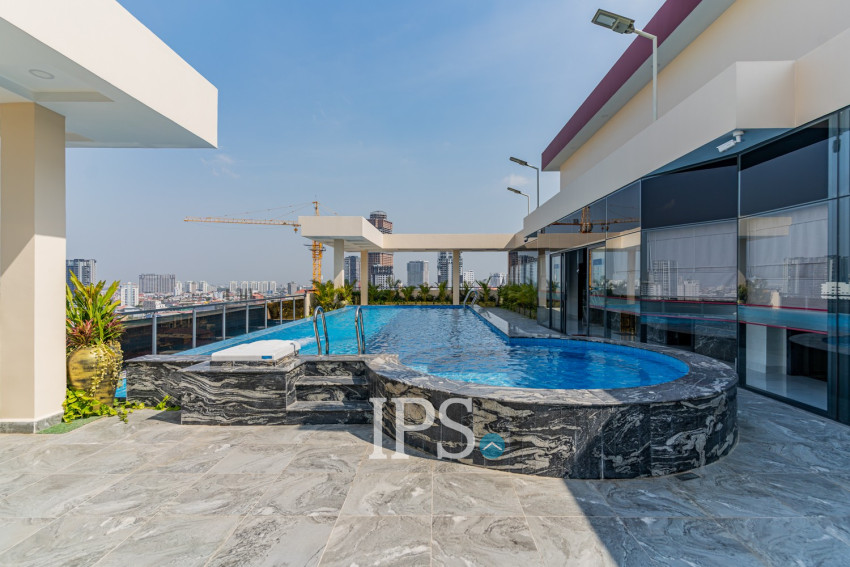 2 Bedroom Serviced Apartment For Rent - Boeung Kak 2, Phnom Penh