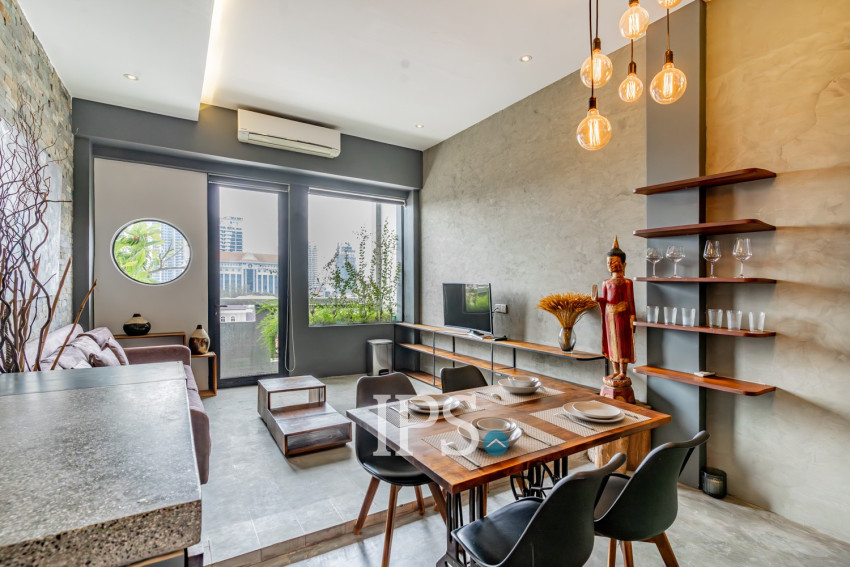 អាផាតមិន ១ បន្ទប់គេងសម្រាប់ជួល - ទន្លេបាសាក់ ភ្នំពេញ