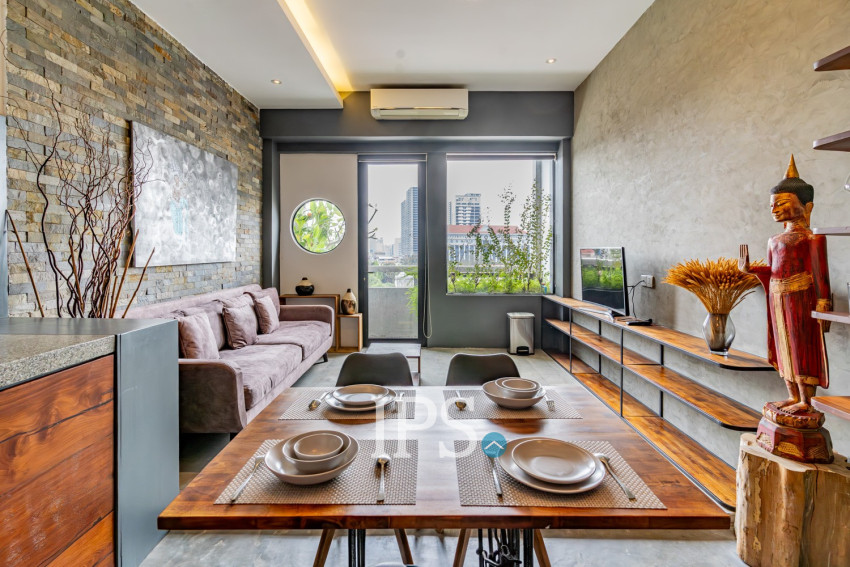 អាផាតមិន ១ បន្ទប់គេងសម្រាប់ជួល - ទន្លេបាសាក់ ភ្នំពេញ