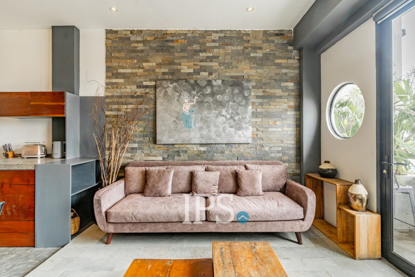 អាផាតមិន ១ បន្ទប់គេងសម្រាប់ជួល - ទន្លេបាសាក់ ភ្នំពេញ