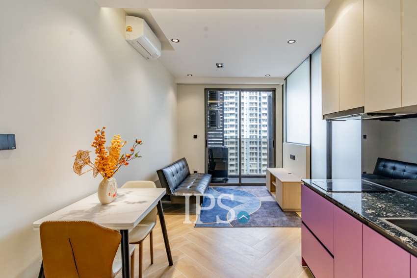 1 Bedroom Condo For Rent - Time Square 5, BKK1, Phnom Penh