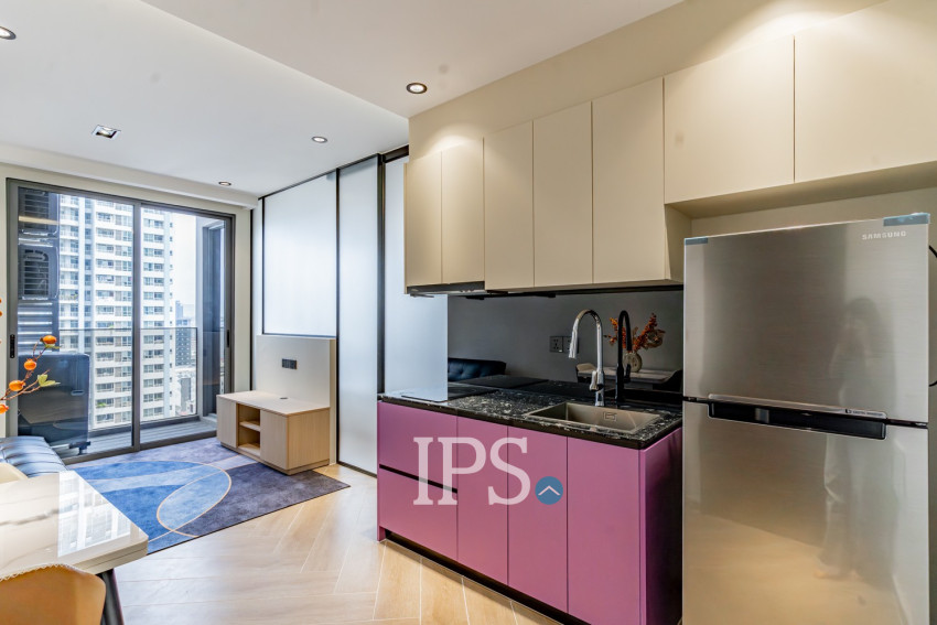 1 Bedroom Condo For Rent - Time Square 5, BKK1, Phnom Penh