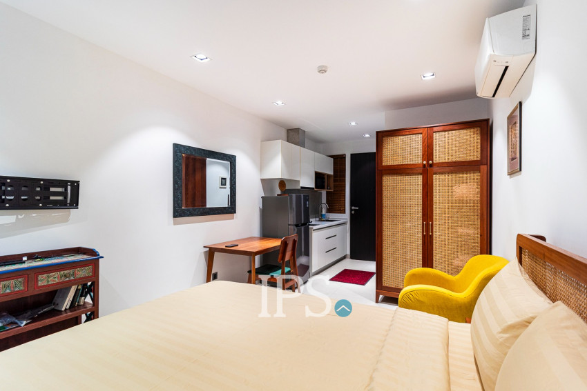 32 Sqm Studio Condo For Rent - Rose Apple Square, Svay Dangkum, Siem Reap