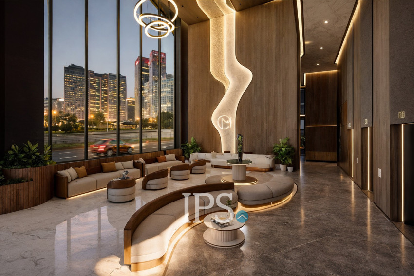 1 Bedroom Condo For Sale Type C - Citadel Manor, Toul Tum Poung 2, Phnom Penh