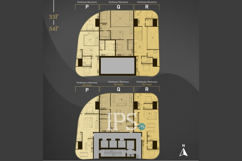 1 Bedroom Condo For Sale Type C - Citadel Manor, Toul Tum Poung 2, Phnom Penh