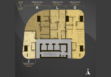 2 Bedroom Condo For Sale Type L - Citadel Manor, Toul Tum Poung 2, Phnom Penh thumbnail