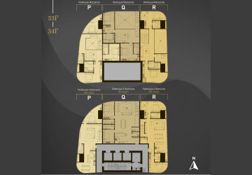 Penthouse 4 Bedroom Condo For Sale Type Q - Citadel Manor, Toul Tum Poung 2, Phnom Penh thumbnail