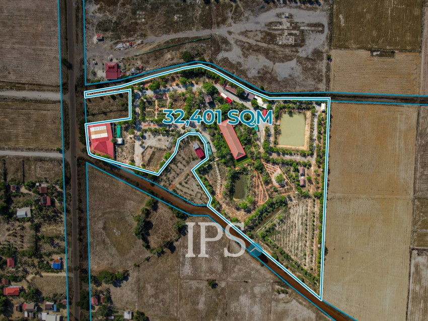 32,401 Commercial Land For Sale - Krabei Riel, Siem Reap
