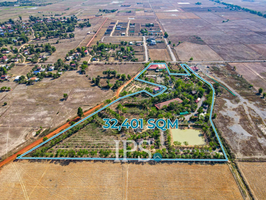 32,401 Commercial Land For Sale - Krabei Riel, Siem Reap