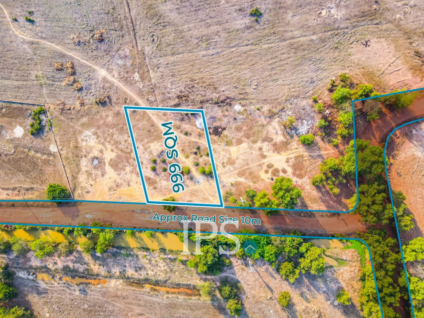 999 Sqm Land For Sale - Svay Dangkum, Siem Reap