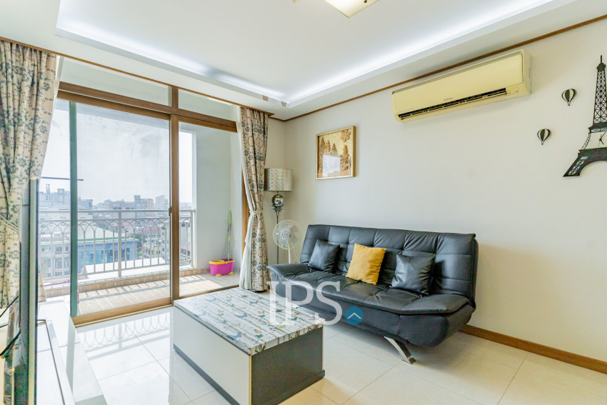 7th Floor 1 Bedroom Condo For Sale - DeCastle Royal, BKK1, Phnom Penh