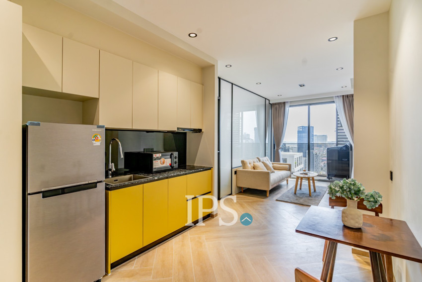 1 Bedroom Condo For Rent - Time Square 5, BKK1, Phnom Penh