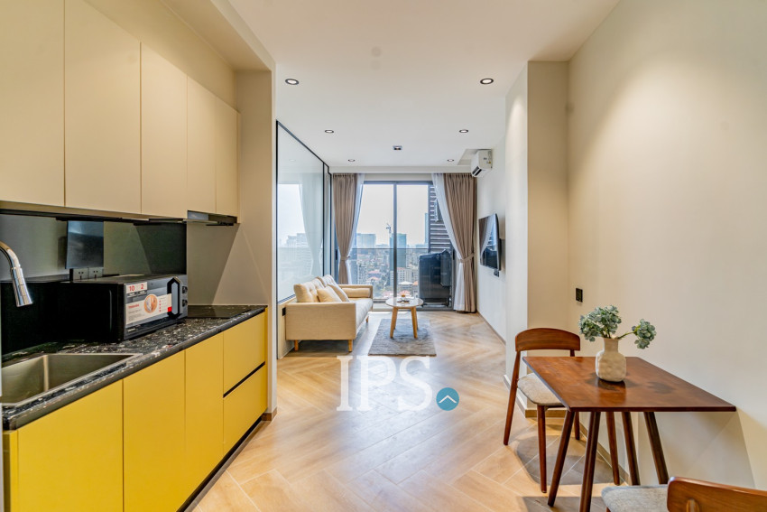 1 Bedroom Condo For Rent - Time Square 5, BKK1, Phnom Penh