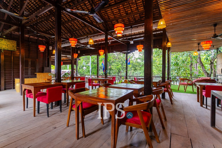 Restaurant and Bar Business For Sale - Riverside, Slor Kram, Siem Reap