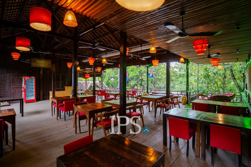 Restaurant and Bar Business For Sale - Riverside, Slor Kram, Siem Reap