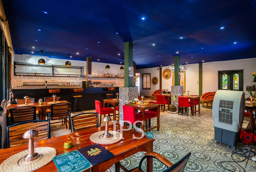 Restaurant and Bar Business For Sale - Riverside, Slor Kram, Siem Reap