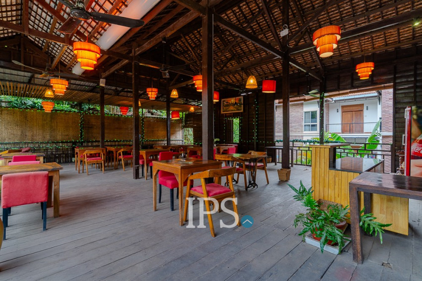 Restaurant and Bar Business For Sale - Riverside, Slor Kram, Siem Reap