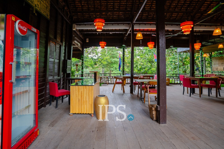 Restaurant and Bar Business For Sale - Riverside, Slor Kram, Siem Reap