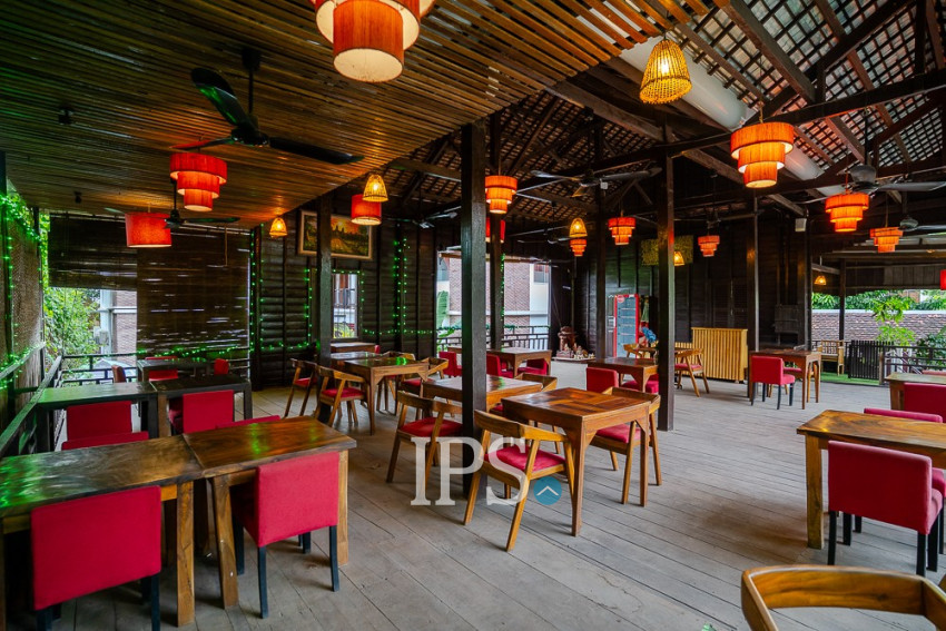 Restaurant and Bar Business For Sale - Riverside, Slor Kram, Siem Reap