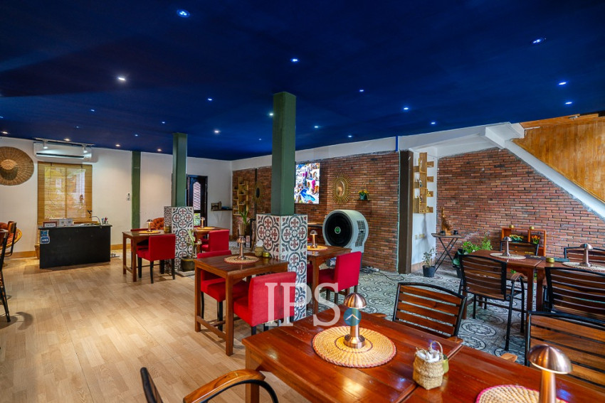 Restaurant and Bar Business For Sale - Riverside, Slor Kram, Siem Reap